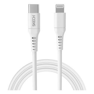 Buy Skech usb-c to lightning cable, 0. 91m, skel-ctl-lc-wte – white in Kuwait