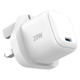 Buy Skech power usb-c charger with usb-c cable, 20w, skel-pd20uk-wc-wte – white in Kuwait