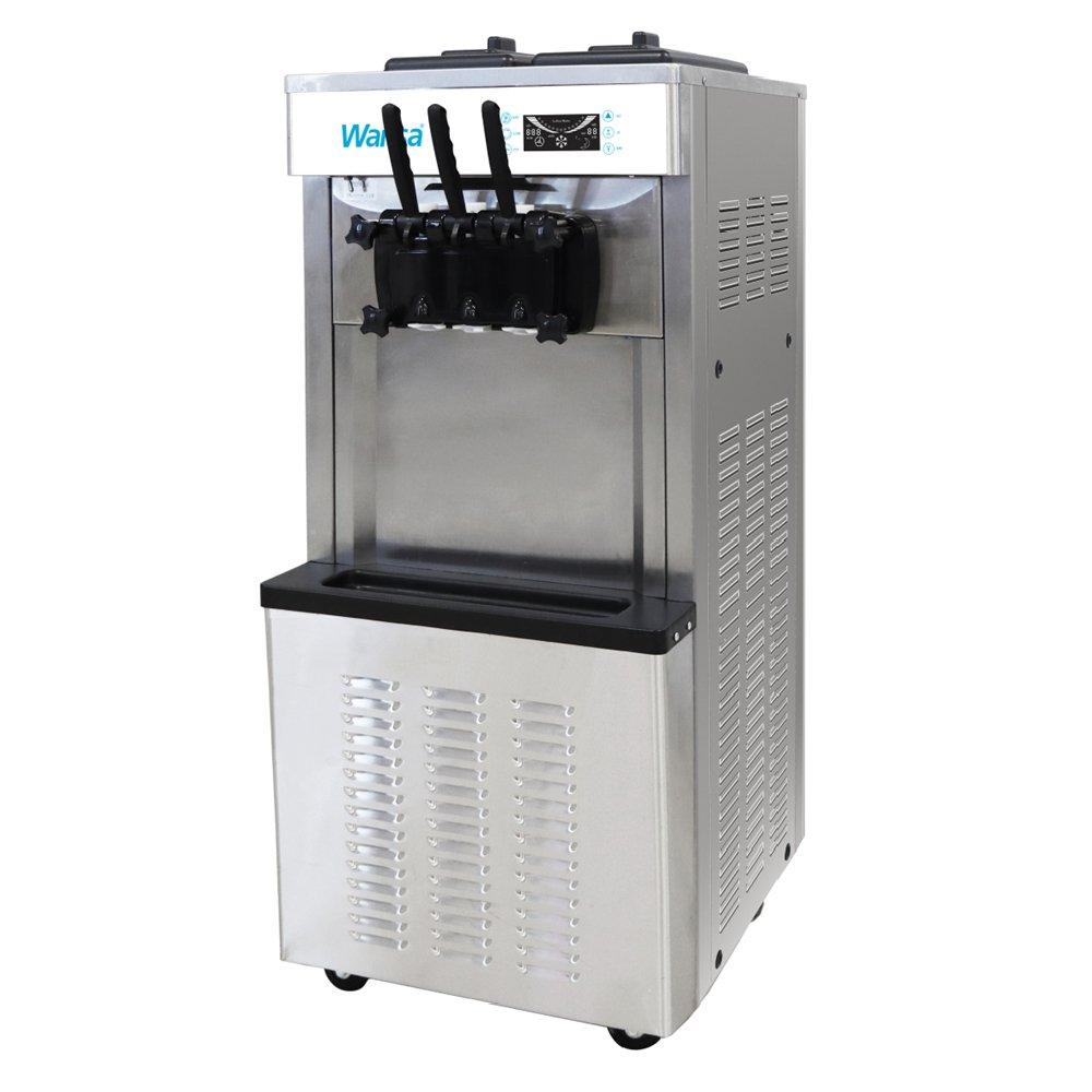 Wansa Commercial Ice Cream Maker, 2200W, D518 - Grey