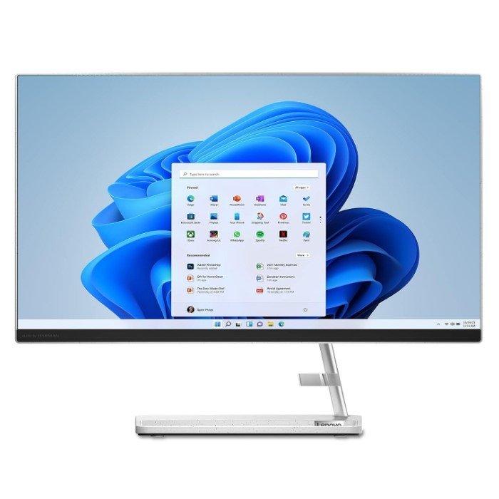 Lenovo IdeaCentre AIO 3 Desktop, Intel Core i5, 8GB RAM, 512GB SSD, 23.8-inch, Intel Graphics UHD, Windows 11 Home, F0GH00VXAX – White