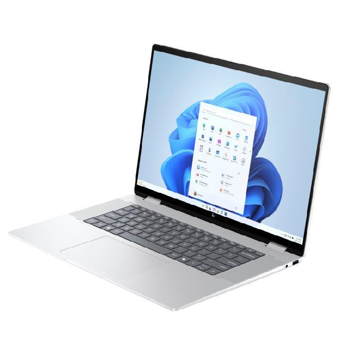 HP Envy x360 2-in-1 Convertible Laptop, Intel Core Ultra 7, 16GB RAM, 1TB SSD, Intel Graphics, 16-inch, Windows 11 Home,16-ac0013ne - Silver