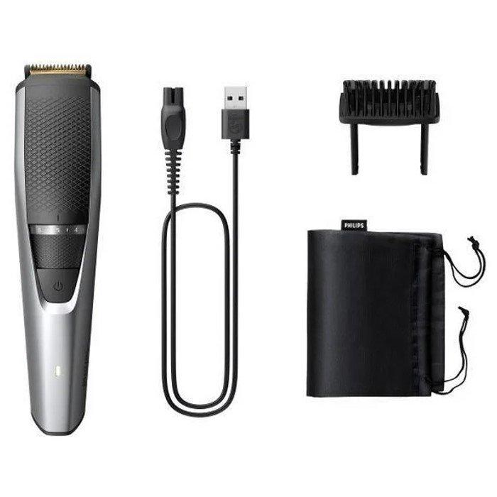 Buy Philips series 3000 beard trimmer with fancy box, 5w, bt3232/15 - silver in Kuwait