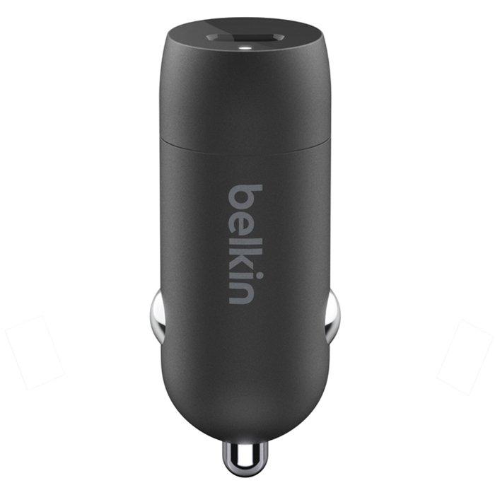 Belkin BoostCharge 30W USB-C Car Charger, CCA004BT1MBK-B6 – Black