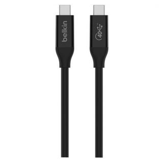 Buy Belkin usb4 cable, 100w + 40gbps, inz001bt0. 8mbk - black in Kuwait