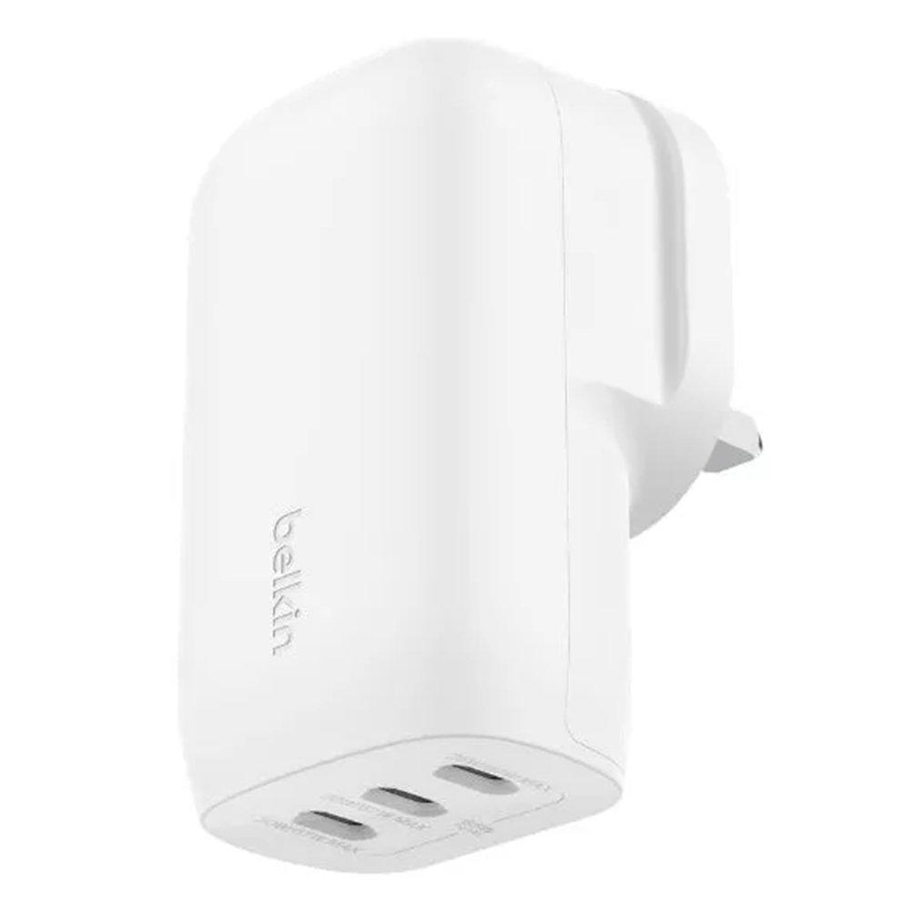 Belkin Wall Charger Pd 3 USB-C, 67W, 2M, WCC002MY2MWH-B6 - White