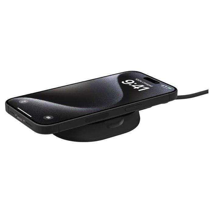 Belkin BoostCharge Pro Magnetic Wireless Charging Stand, 15W, WIA008MYBK – Black 