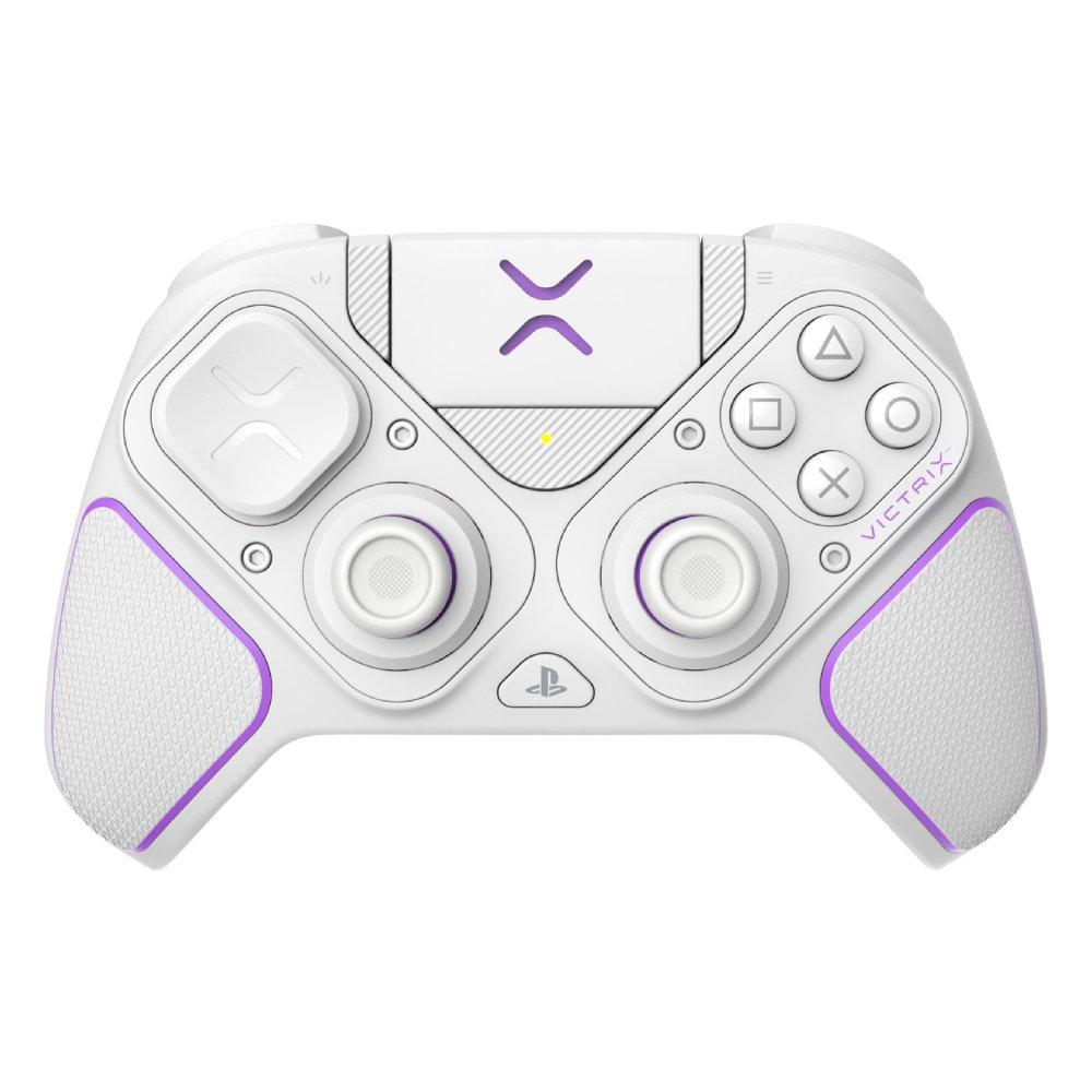Buy Pdp victrix pro bfg wireless gaming controller for playstation 5, 052-002-wh – white in Kuwait