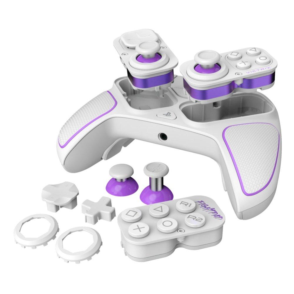 PDP Victrix Pro BFG Wireless Gaming Controller for Playstation 5, 052-002-WH – White