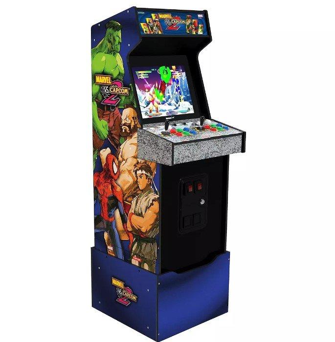 Arcade1Up Marvel vs Capcom 2 Arcade Machine, 17-inch LCD Screen - Multicolored