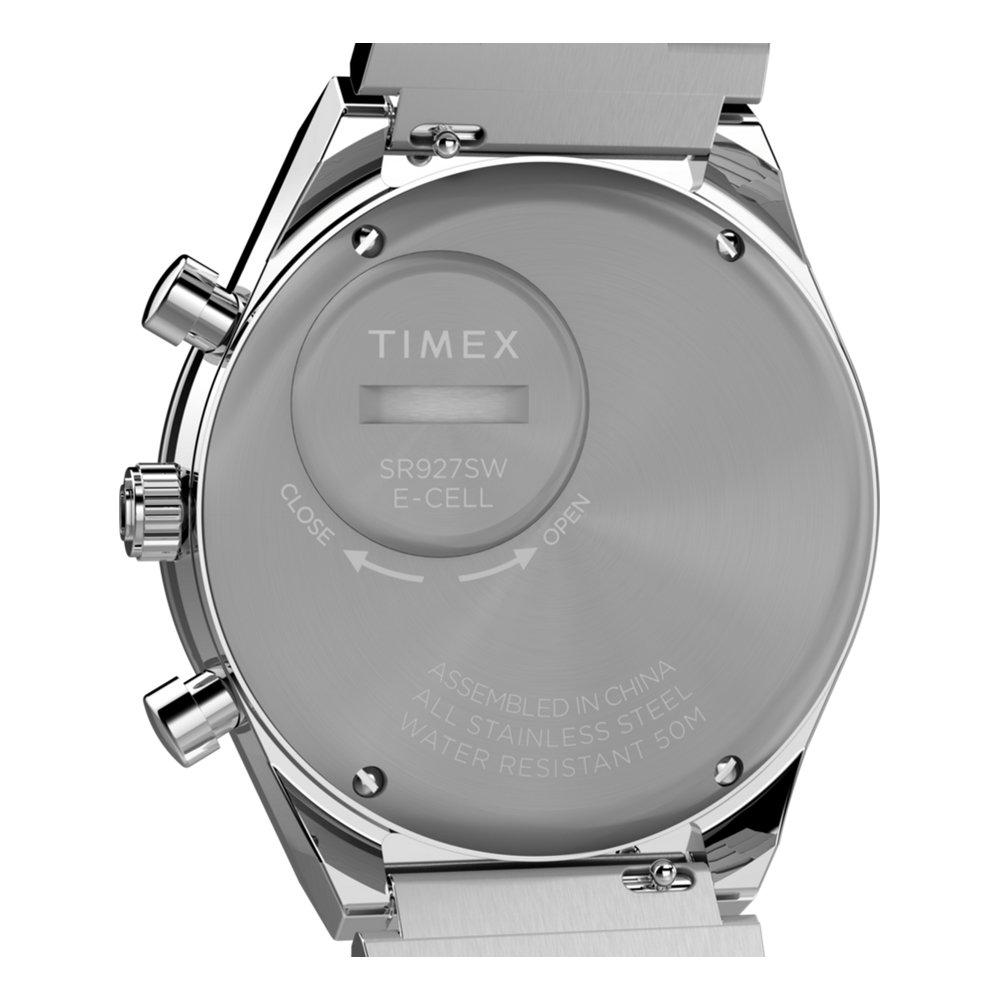 TIMEX Q Men's Watch, 40mm, Stainless Steel Band, TW2W51600VM - Silver
