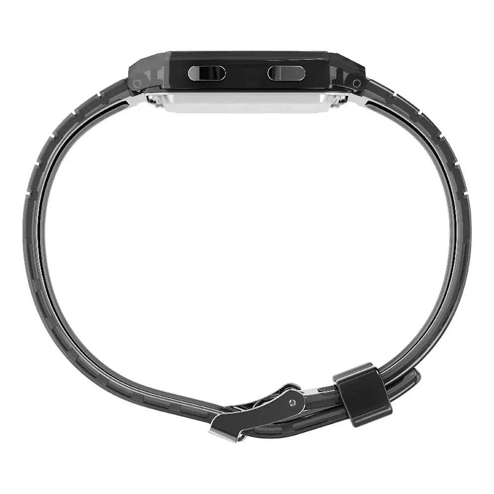 TIMEX Q Unisex Watch, 35mm, Stainless Steel Band, TW2W45000VM - Grey