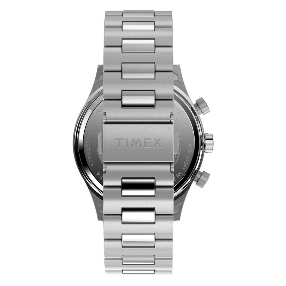 TIMEX Waterbury Men's Watch, 43mm, Stainless Steel Band, TW2W47800VM - Silver
