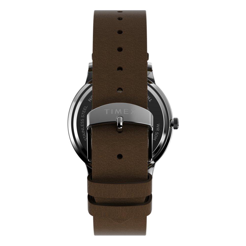 TIMEX Waterbury Men's Watch, 40mm, Rubber Band, TW2W50600VM - Brown