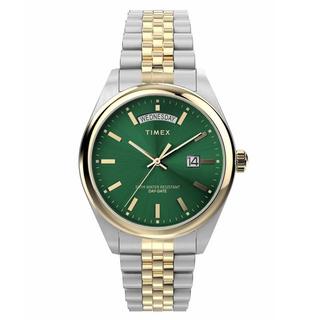 Buy Timex trend men's watch, 41mm, stainless steel band, tw2w42800vm - silver/gold in Kuwait