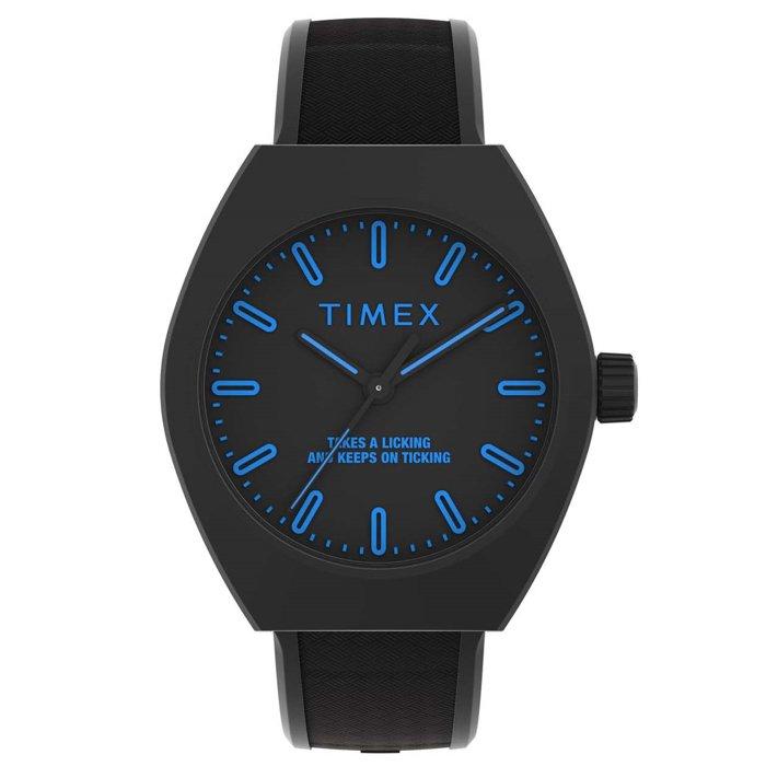 Buy Timex trend unisex watch, 40mm, silicone band, tw2w42300vm - black in Kuwait