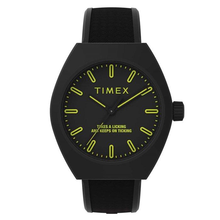 Buy Timex trend unisex watch, 40mm, silicone band, tw2w42400vm - black in Kuwait