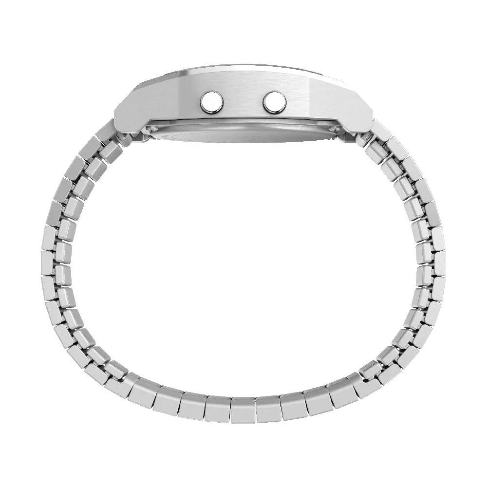 TIMEX Casual Unisex Watch, 36mm, Stainless Steel Band, TW2W47700VF - Silver