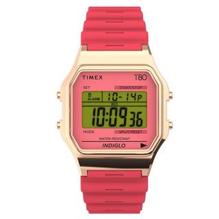 Buy Timex casual unisex watch, 36mm, stainless steel band, tw2w44000vf - pink in Kuwait