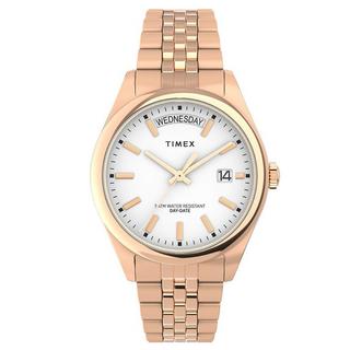 Buy Timex trend women's watch, 36mm, stainless steel band, tw2w32200vm - rose gold-tone in Kuwait