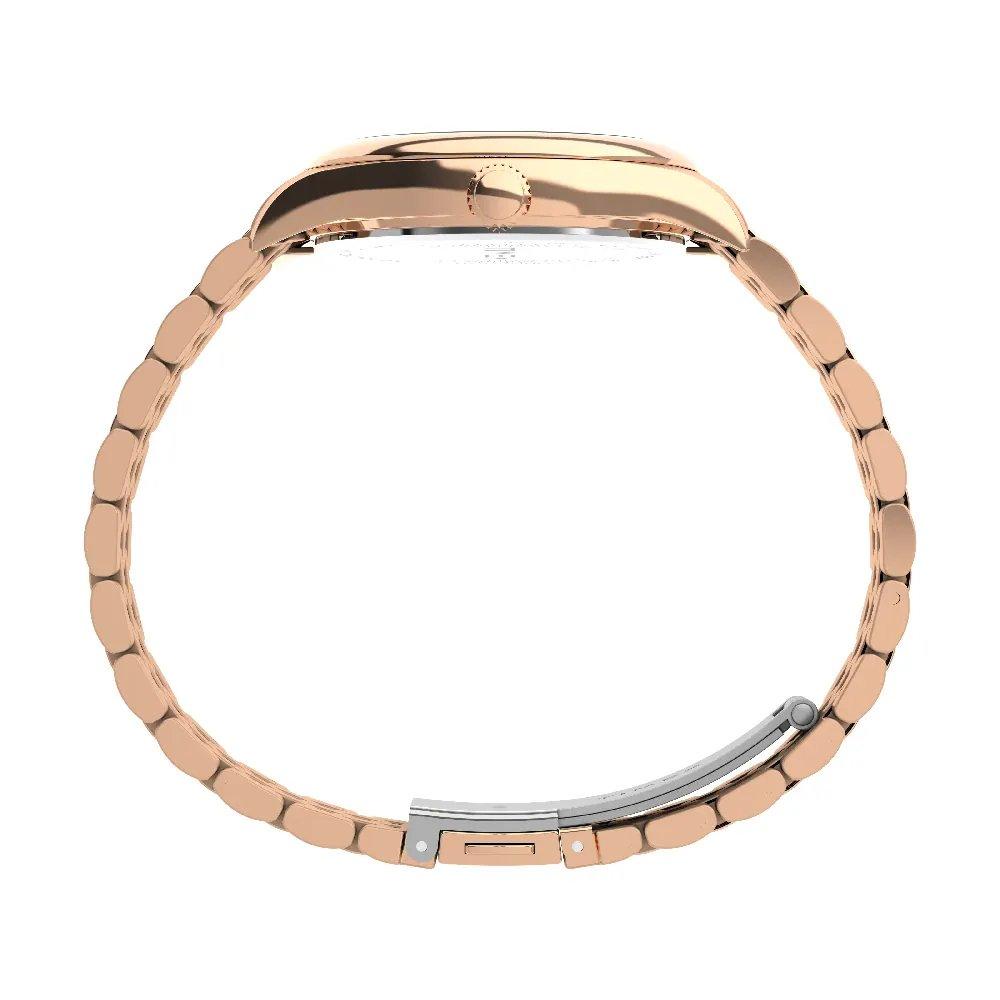 TIMEX Trend Women's Watch, 36mm, Stainless Steel Band, TW2W32200VM - Rose Gold-Tone