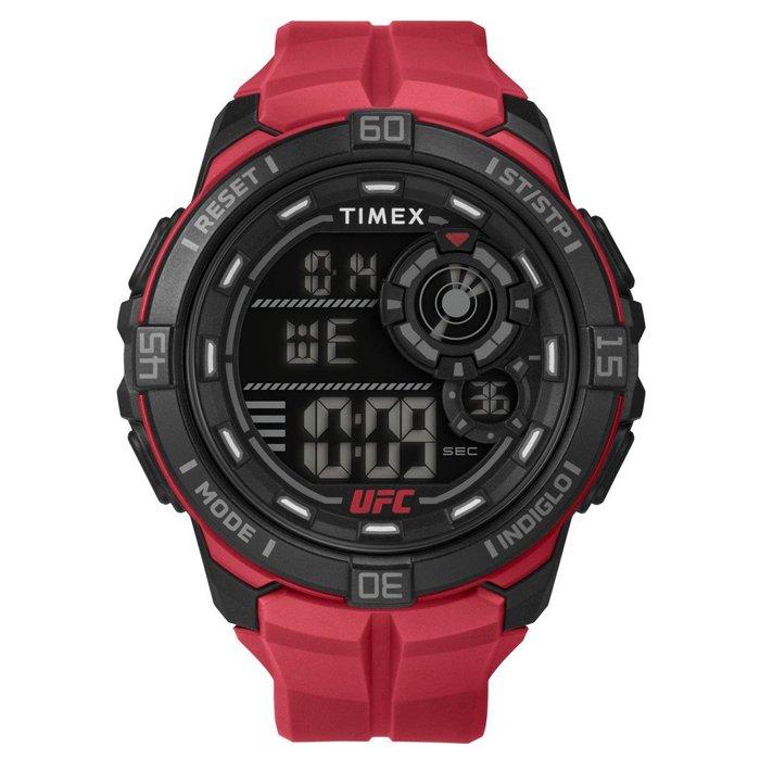 Timex ufc strength men s watch 52mm rubber band tw5m592006v red price in Kuwait X Cite Kuwait kanbkam