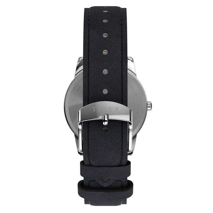 TIMEX Easy Reader Men's Watch, 35mm, Rubber Band, TW2W543006V - Black