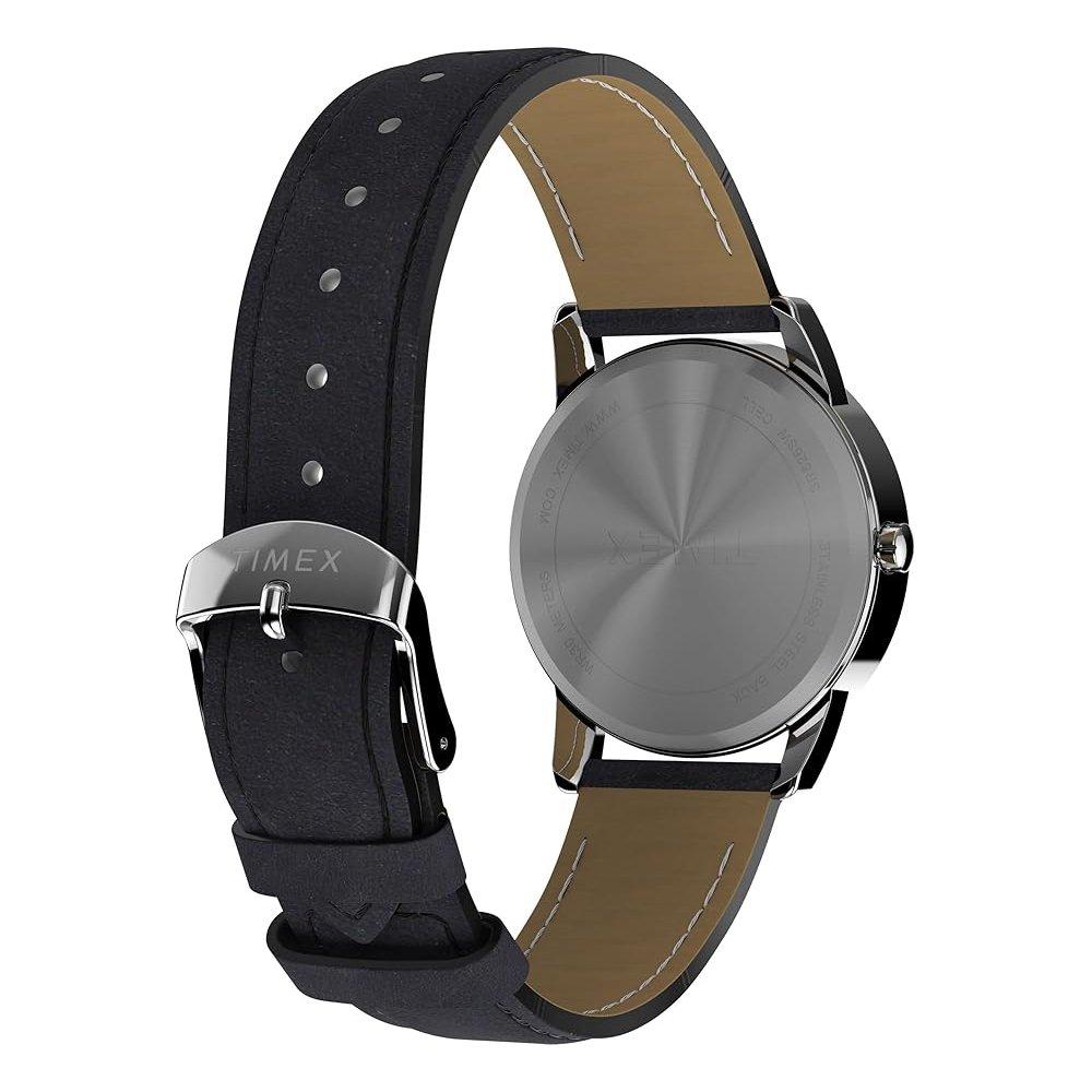 TIMEX Easy Reader Men's Watch, 35mm, Rubber Band, TW2W543006V - Black