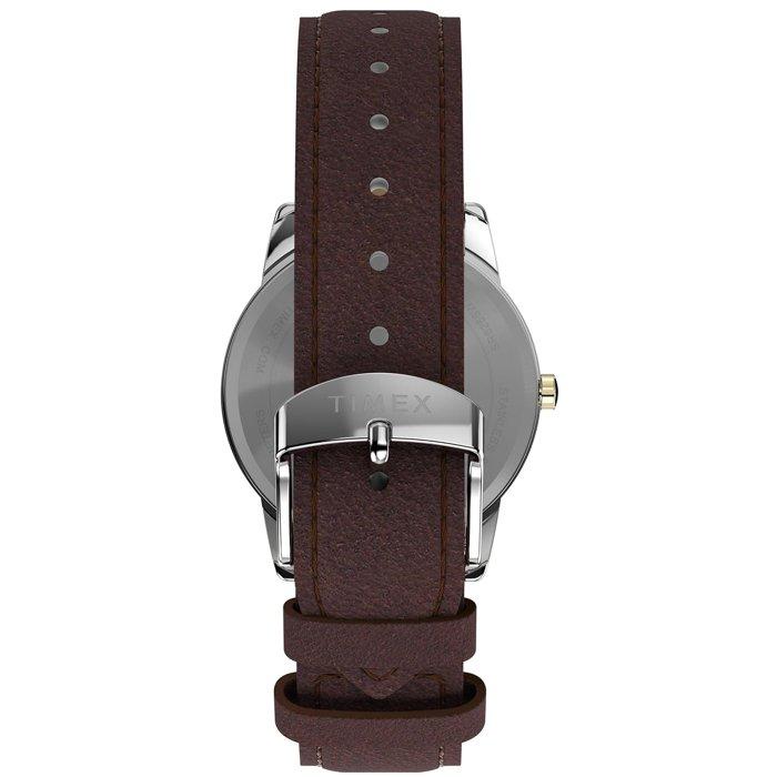 TIMEX Easy Reader Men's Watch, 35mm, Leather Band, TW2W545006V - Brown