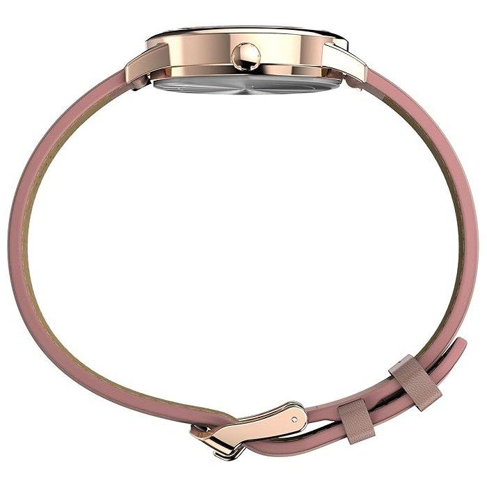 TIMEX Easy Reader Women's Watch, 30mm, Leather Band, TW2W32300CE - Pink