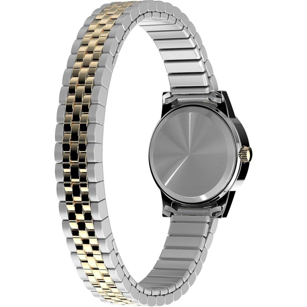 TIMEX Main Street Women's Watch, 25mm, Stainless Steel Band, TW2W353006V - Silver/Gold