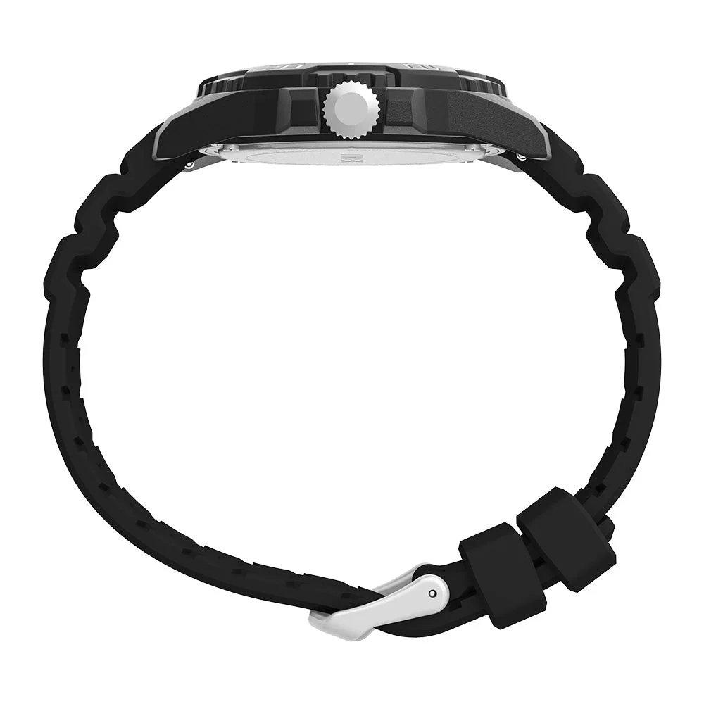 TIMEX Main Street Men's Watch, 42mm, Silicone Band, TW5M61200CE - Black