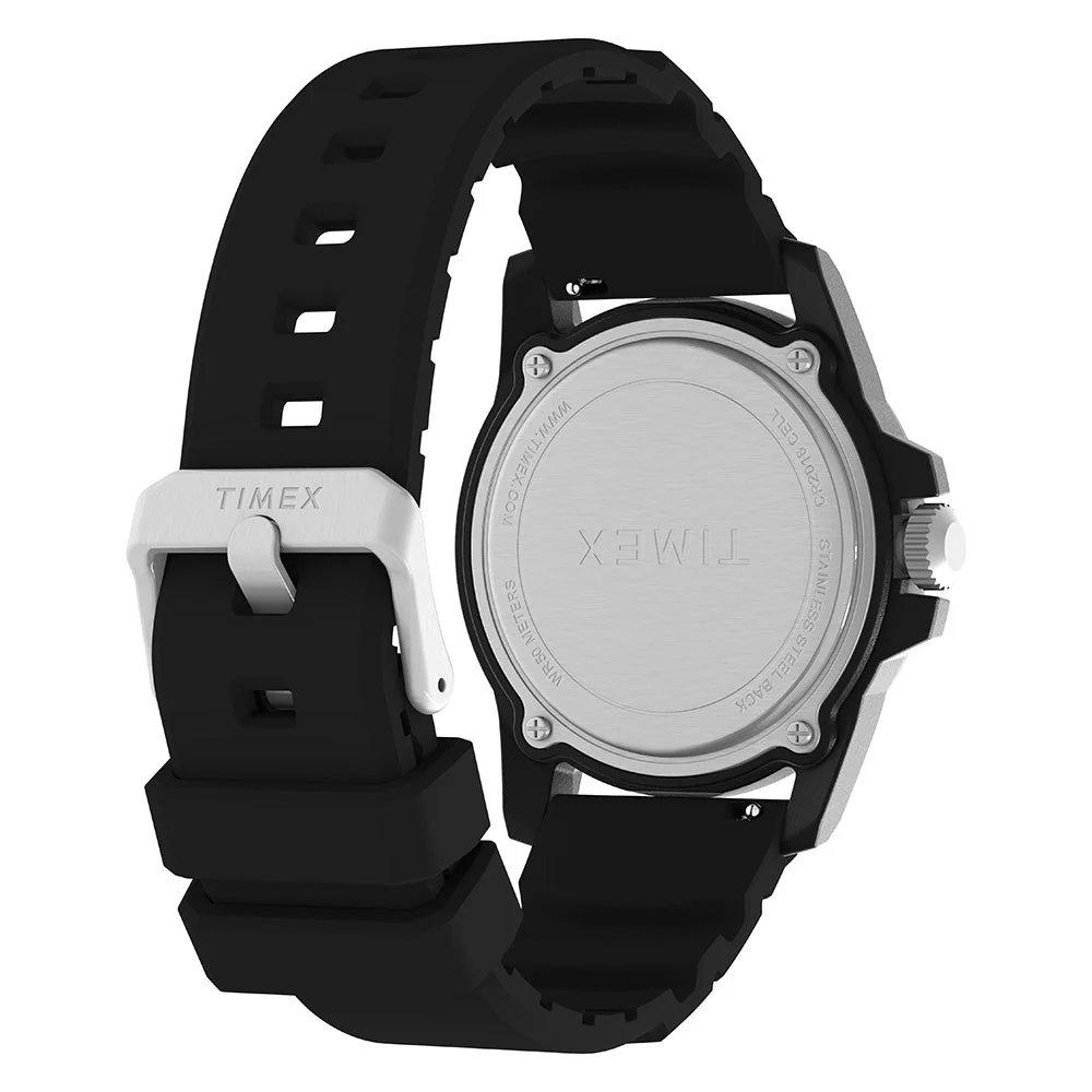 TIMEX Main Street Men's Watch, 42mm, Silicone Band, TW5M61200CE - Black