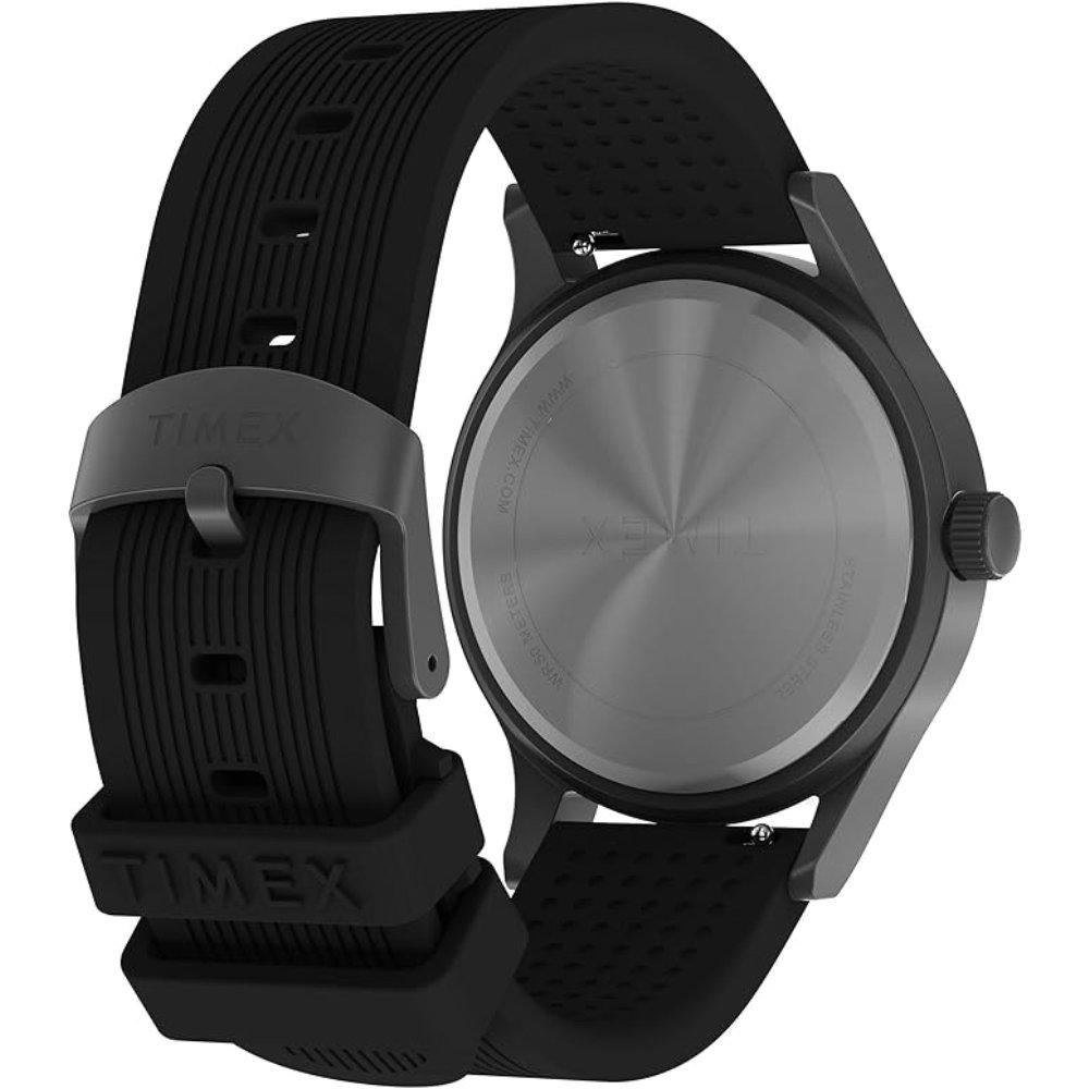 TIMEX Expedition Men's Watch, 40mm, Silicone Band, TW4B302006V - Black