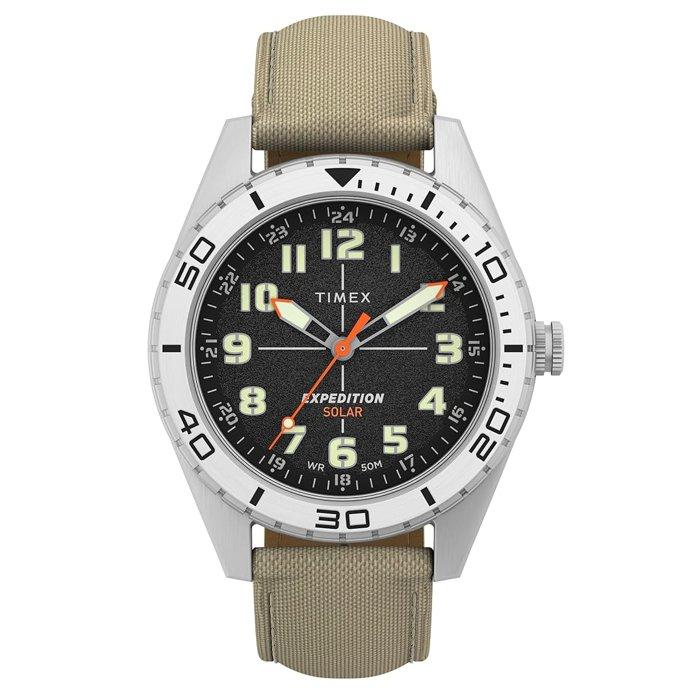 Buy Timex expedition men's watch, 43mm, fabric band, tw4b307006v - tan in Kuwait