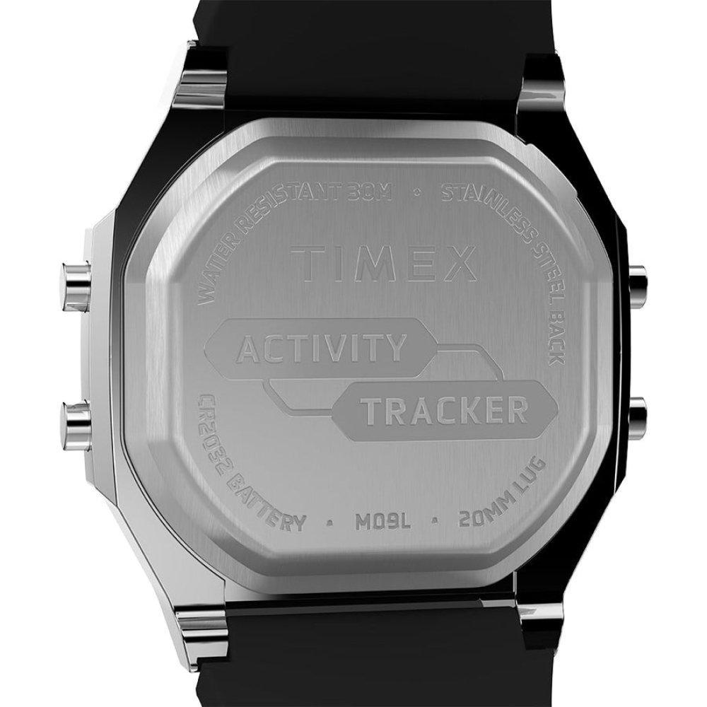 TIMEX Sport Unisex Watch, 40mm, Rubber Band, TW5M607006V - Black