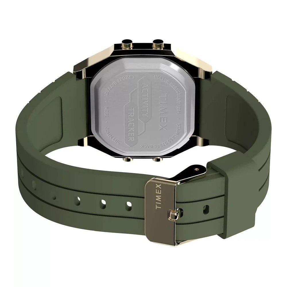 TIMEX Sport Unisex Watch, Digital Band, 40mm, Rubber Band, TW5M608006V - Green