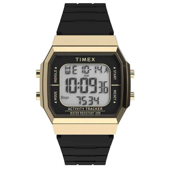 Buy Timex sport unisex watch, digital band, 40mm, rubber band, tw5m609006v - black in Kuwait