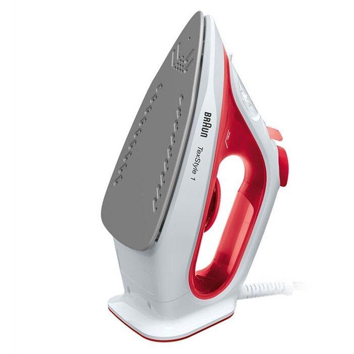 Braun TexStyle 1 Steam Iron, 1900W, 220ml, SI1019RED – Red