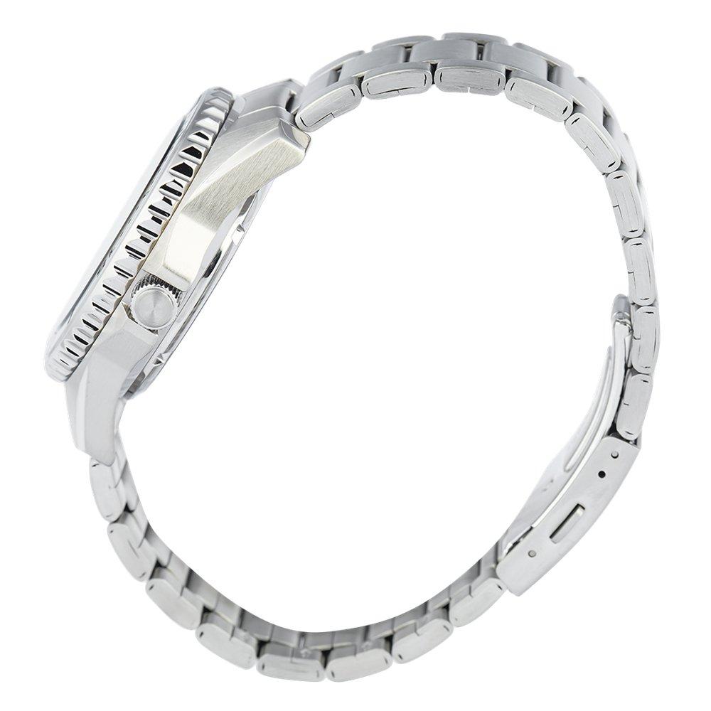 Alba Active Men's Watch, Analog, 44.5mm, Stainless Steel Strap, AL4577X1- Silver