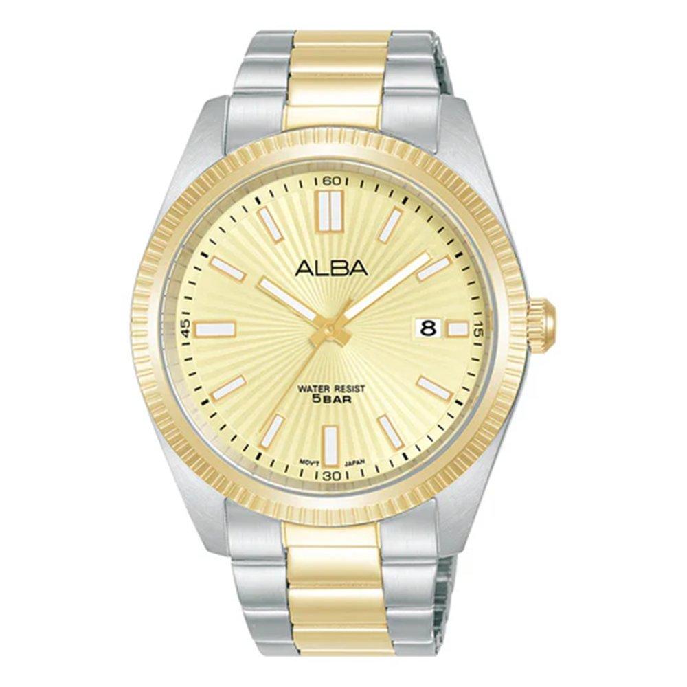 Buy Alba prestige men's watch, analog , 42mm, stainless steel strap, as9s64x1- silver in Kuwait