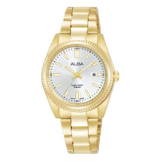 Buy Alba prestige men's watch, analog , 30mm, stainless steel strap, ah7ck4x1- gold in Kuwait