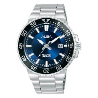 Buy Alba active men's watch,analog, 43. 5mm, stainless steel strap, as9s81x1- silver in Kuwait