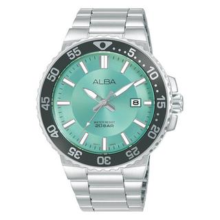 Buy Alba active men's watch,analog, 43. 5mm, stainless steel strap, as9s87x1- silver in Kuwait