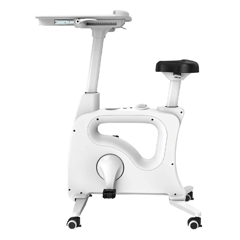 دراجة التمارين الرياضية للمكتب من إي كيو، F209DT – أبيض
