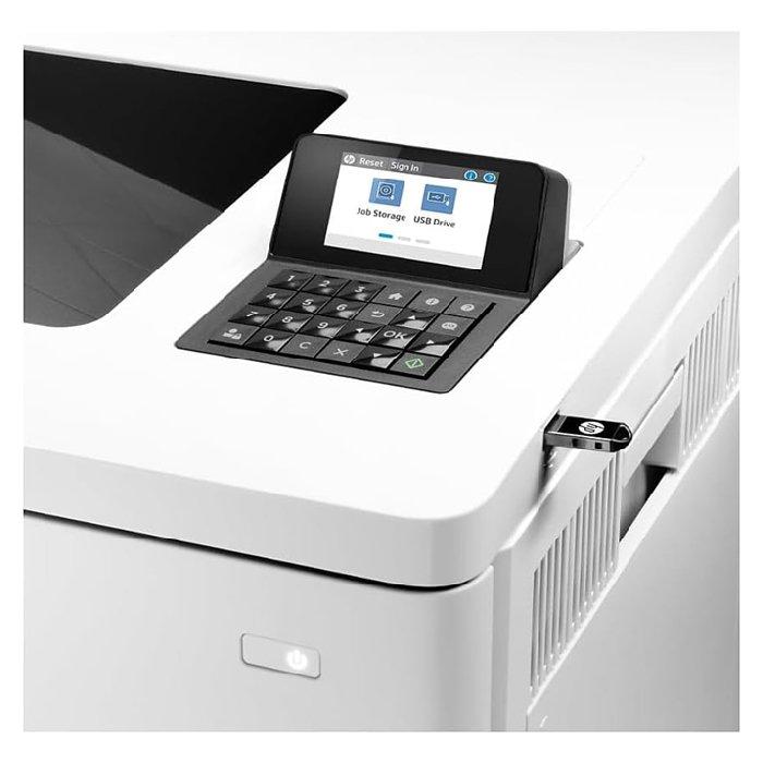 HP Color LaserJet Enterprise M554dn Printer, 7ZU81A - White