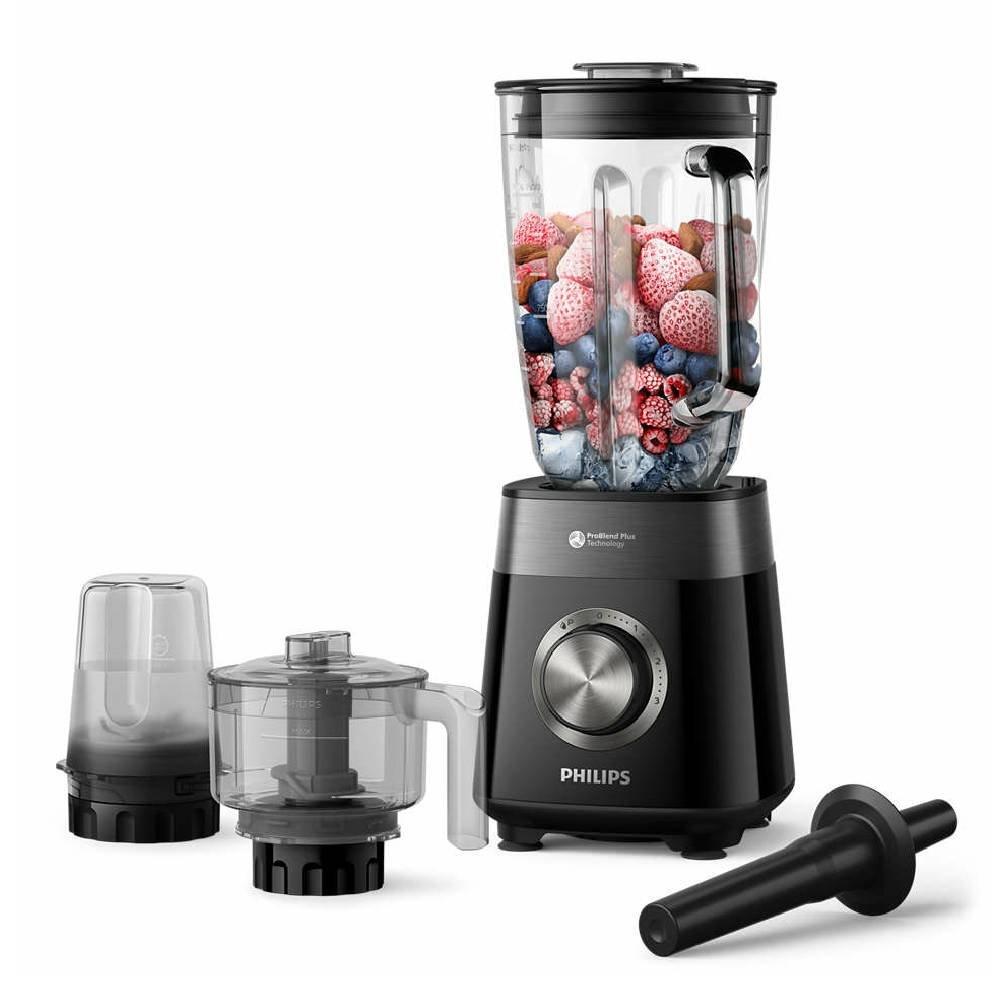 Buy Philips glass blender, 2l, 1200w, hr3033/00 - black in Kuwait