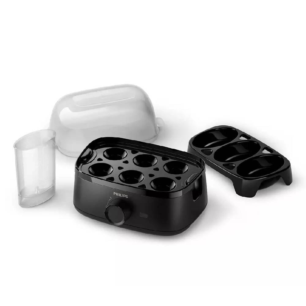جهاز سلق البيض بقوة 400 واط من فيليبس، HD9137/91 - أسود