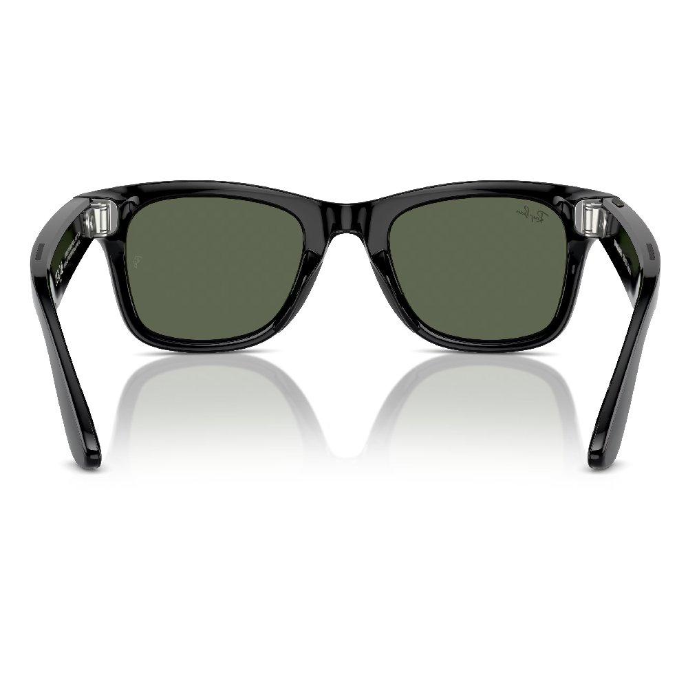 Ray Ban Meta Wayfarer Smart  Glasses, 0RW4006-601/SB5 - Black and Green