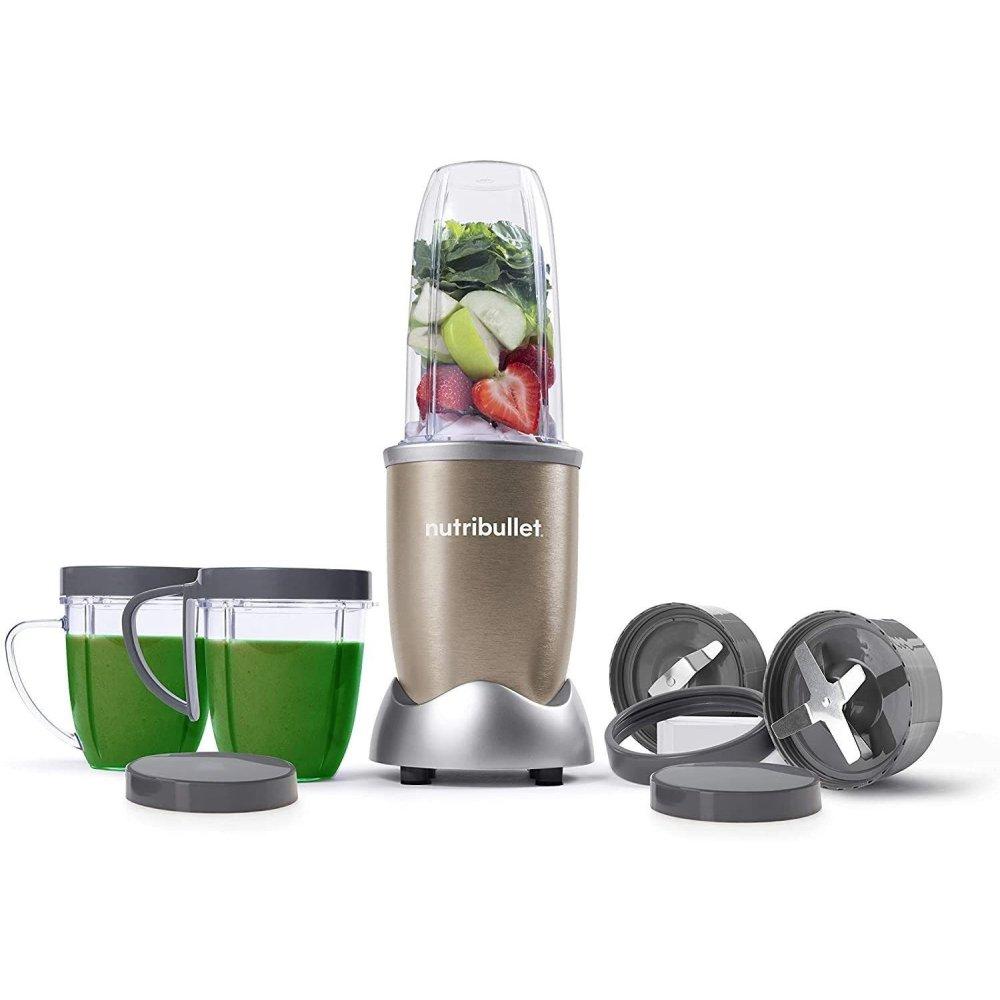 NutriBullet Pro 9-Piece High-Speed Blender Mixer System, 900 Watts, NB9-1212 - Copper Gold