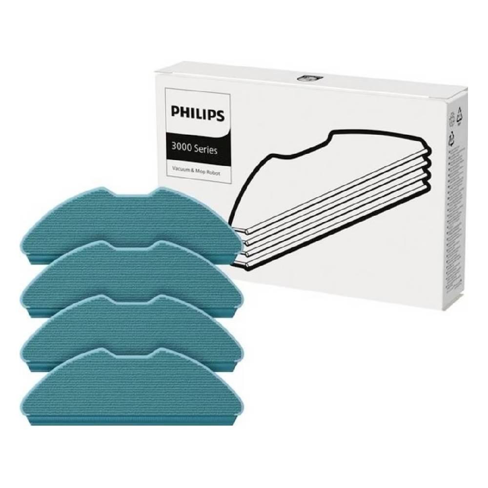 Philips HomeRun Vacuum and Mop Robots 3000 Mop Pads. 4pcs - XV1430/00  